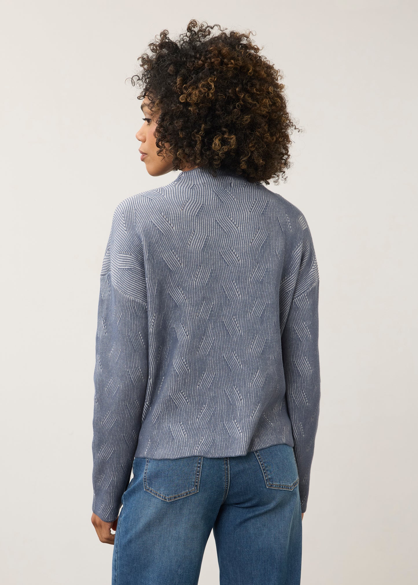 FDJ LONG SLEEVE FUNNEL NECK