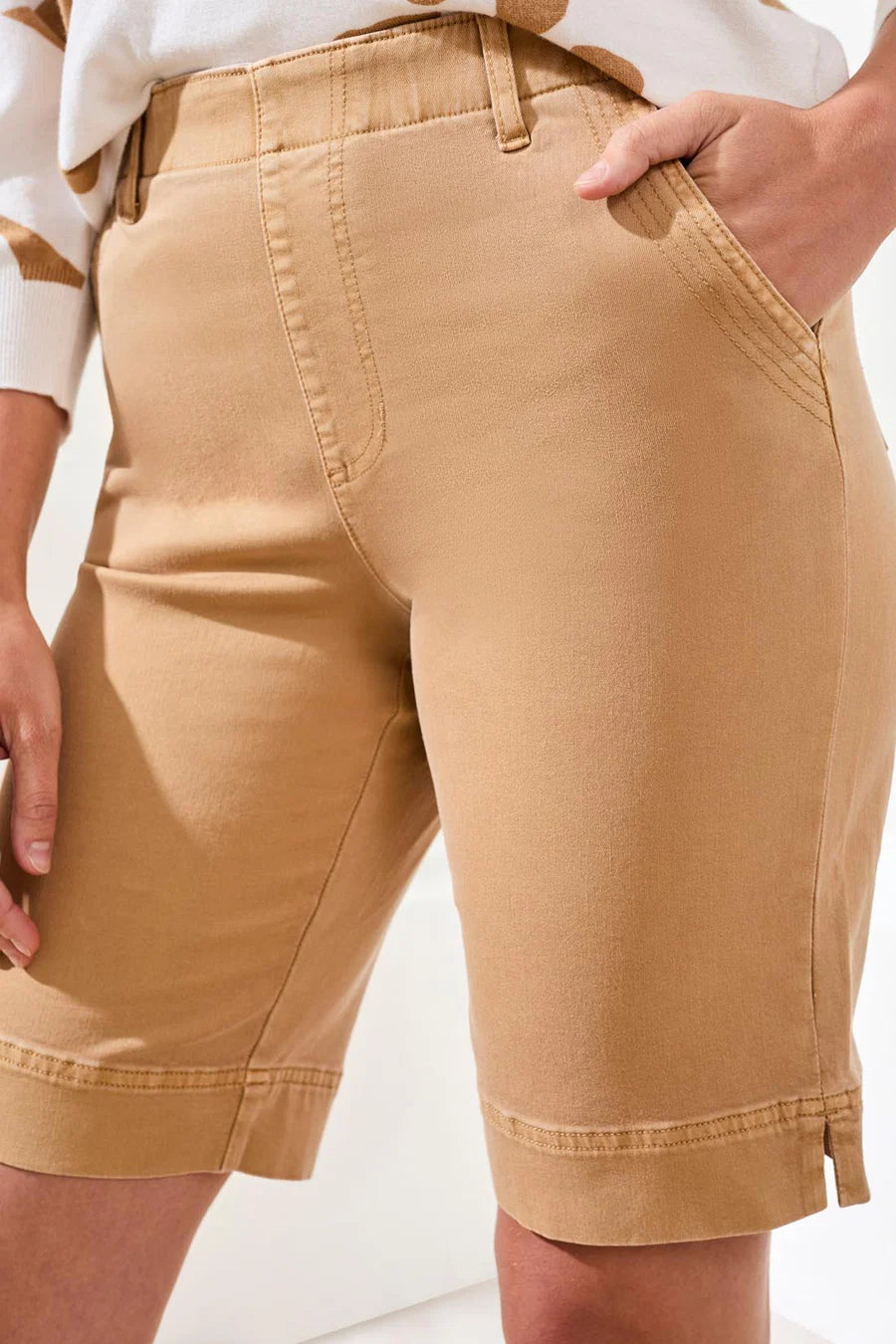 TRIBAL COMFORT STRETCH PULL ON BERMUDA