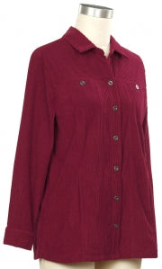 SOUTHERN LADY CORDUROY JACKET IN RED