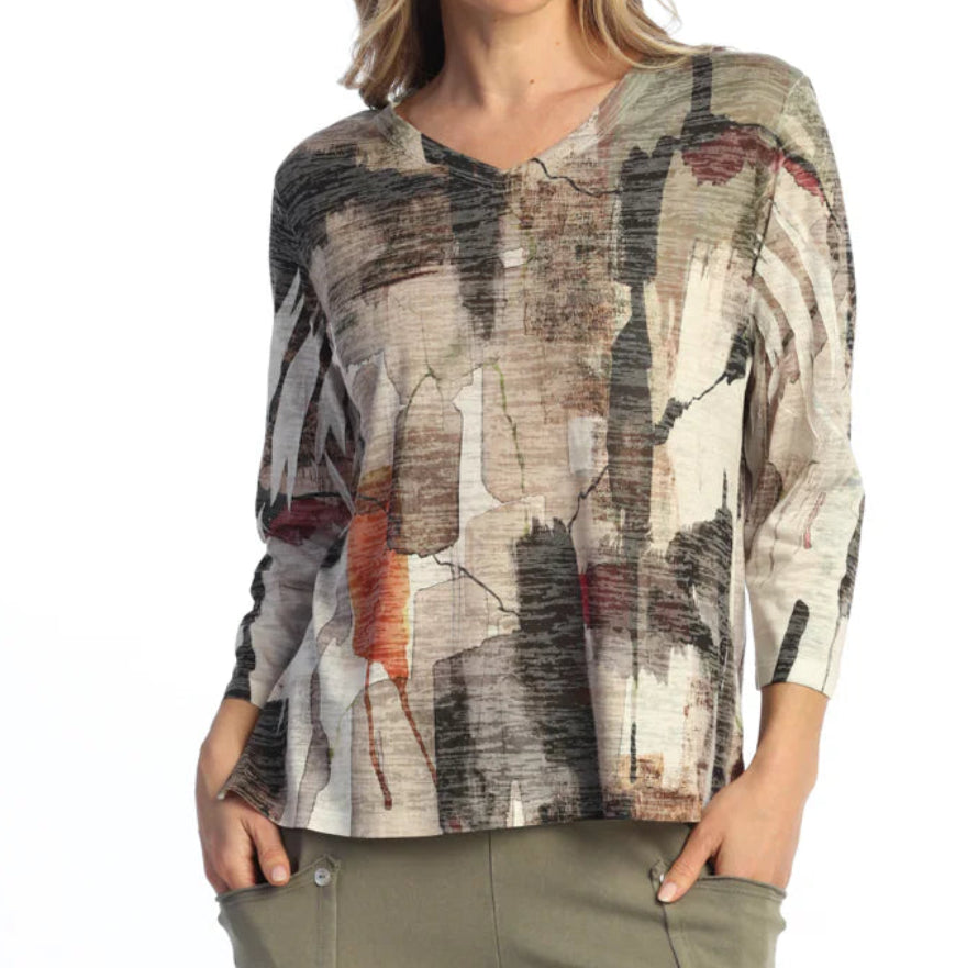 JESS & JANE BURN OUT TOP