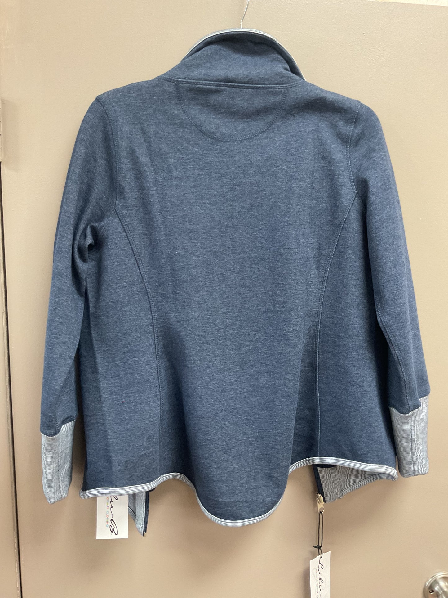 LU LU B REVERISBLE JACKET IN NAVY