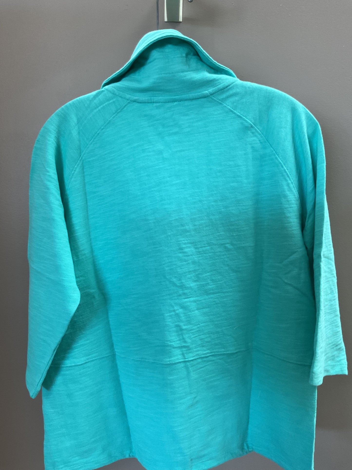 WILD PALMS SLUB FRENCH TERRY ZIP UP CARDIGAN