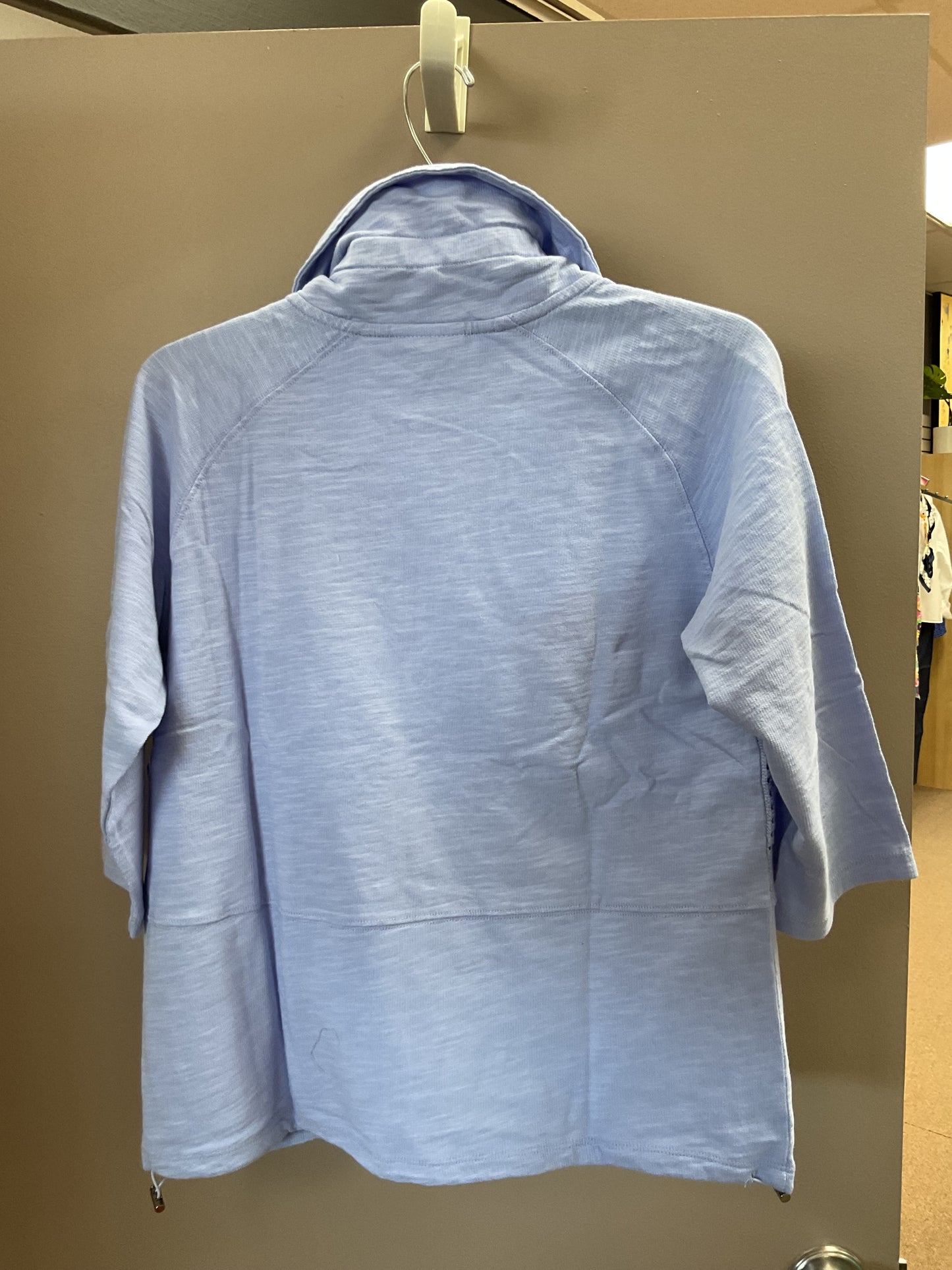 WILD PALMS SLUB FRENCH TERRY ZIP UP CARDIGAN