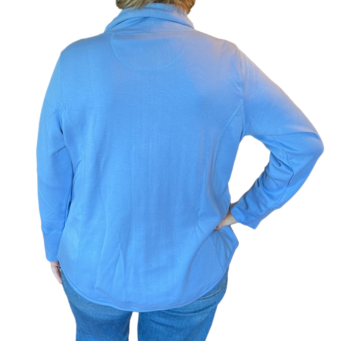 LU LU B "SCUBA" ZIP UP JACKET