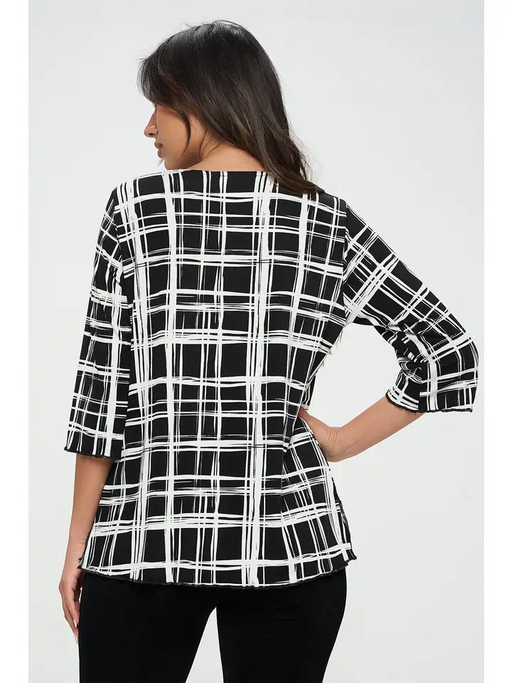 JO STAR BLACK/WHITE TOP
