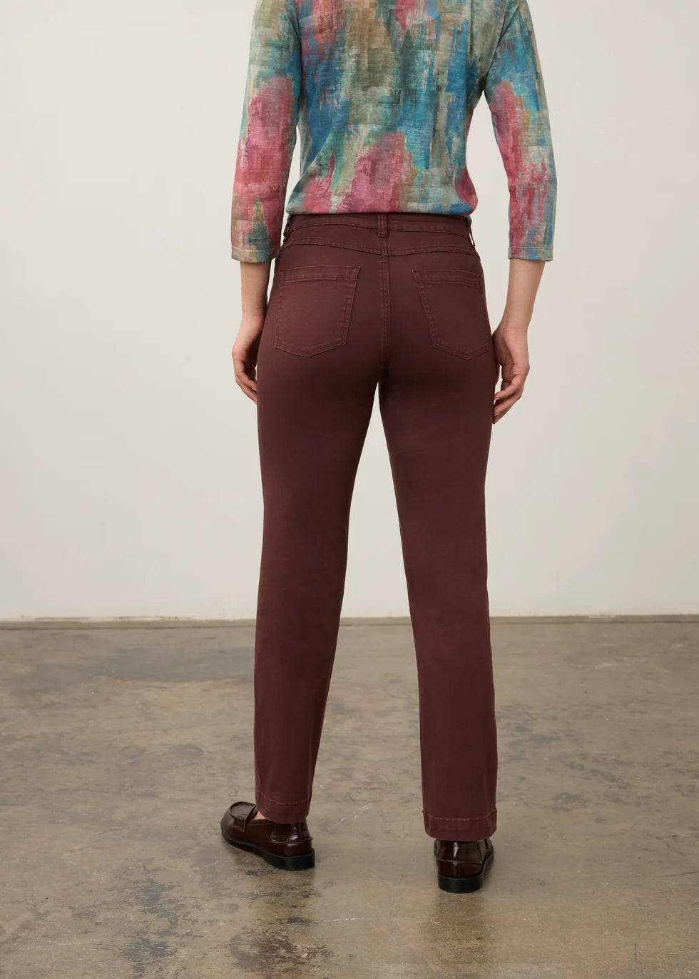 FDJ CHRISTINA STRAIGHT LEG JEANS IN FIG