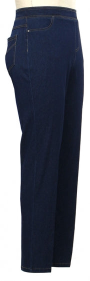 LINKS KNIT DARK DENIM LOOK PULL ON PANT