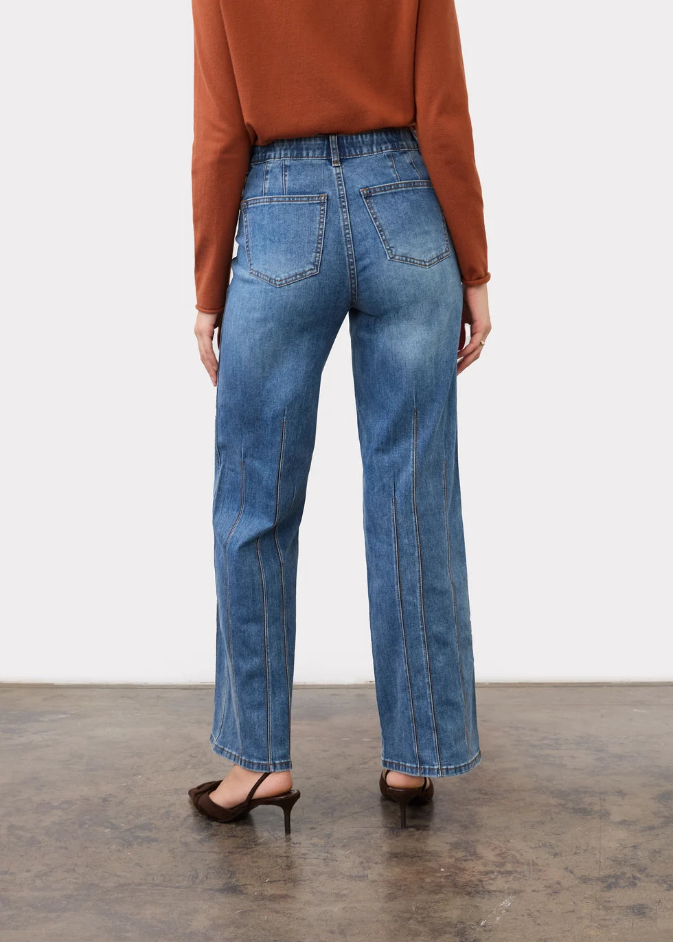 FDJ OLIVIA WIDE LEG DENIM