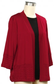 N TOUCH RED CARDIGAN