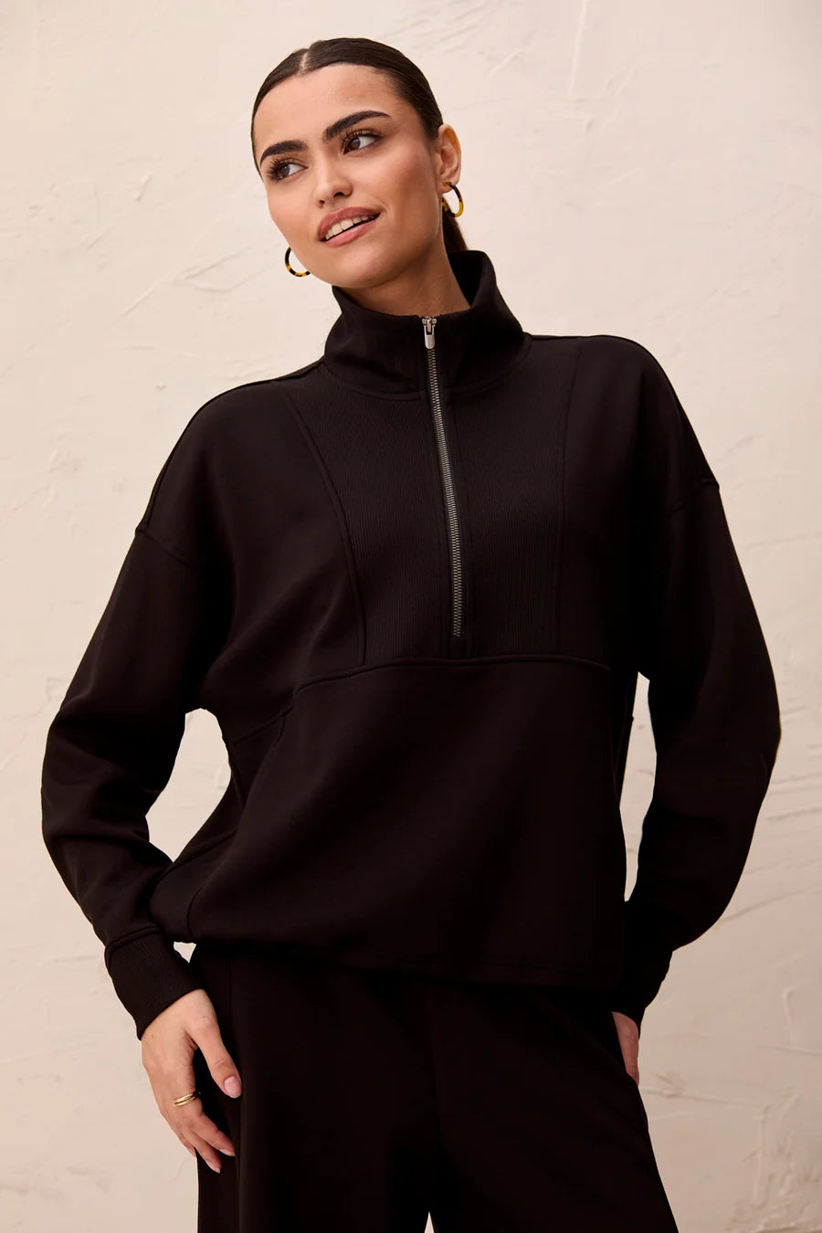 TRIBAL TECHNO LUX QUARTER ZIP