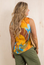 Load image into Gallery viewer, TRIBAL SUNLIGHT V NECK SLEEVELESS TOP
