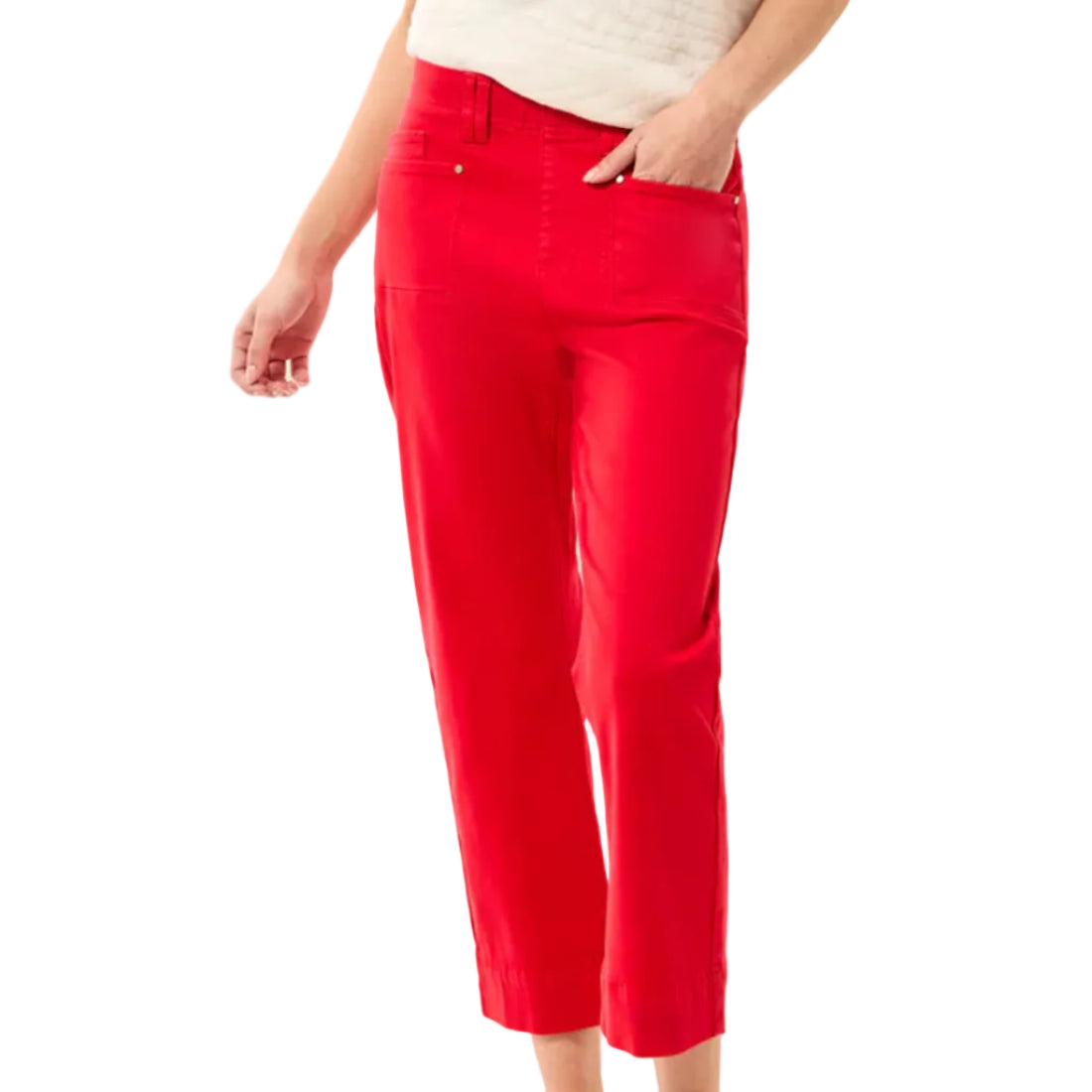 TRIBAL COMFORT STRETCH PULL ON CROP PANTS
