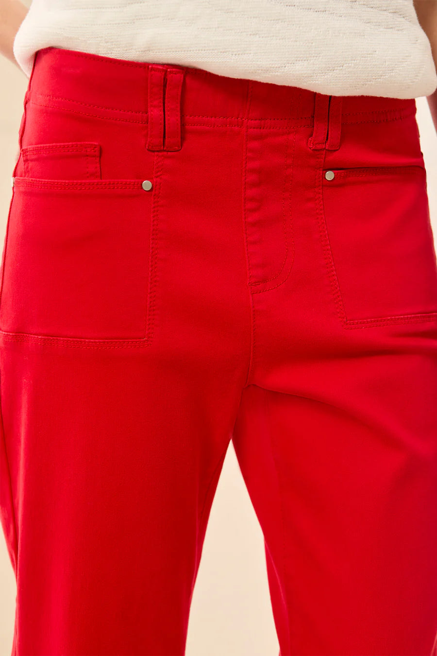 TRIBAL COMFORT STRETCH PULL ON CROP PANTS