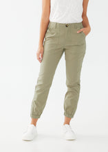 Load image into Gallery viewer, FDJ TENCEL CARGO OLIVIA SLIM UTILITY ANKLE PANTS

