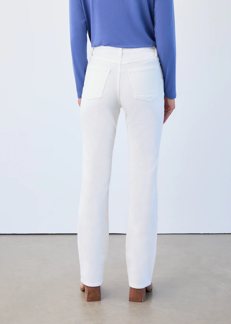 FDJ OLIVIA BOOTCUT CORDUROY IN CREAM