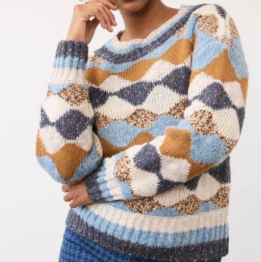 FDJ BOAT NECK SWEATER