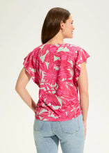 Load image into Gallery viewer, FDJ FLUTTER SLEEVE SIDE RUCHED TOP
