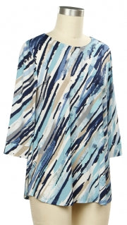 N TOUCH DIAGONAL STRIPE TOP