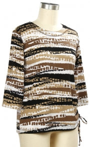 LINKS FAVORITE STYLE TOP IN TONES OF BROWN