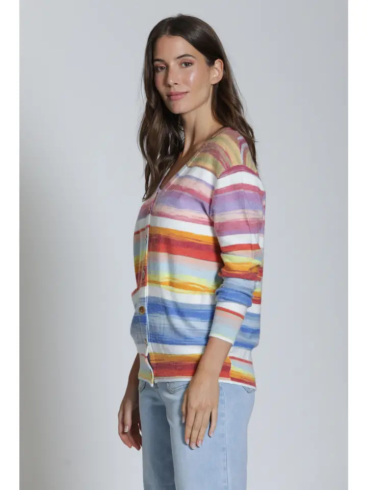 APNY SPACE DYED CARDIGAN