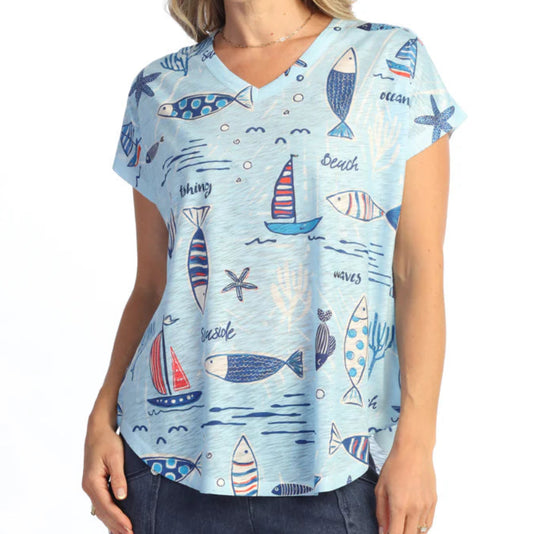 JESS & JANE FUN SUMMER TOP