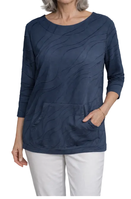 LINKS INK KANGEROO POCKET TOP