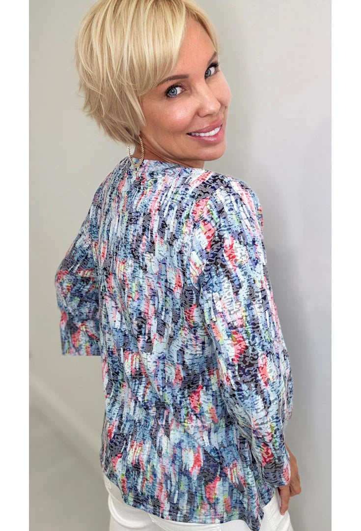 ETHYL SOCIAL BUTTERFLY TOP