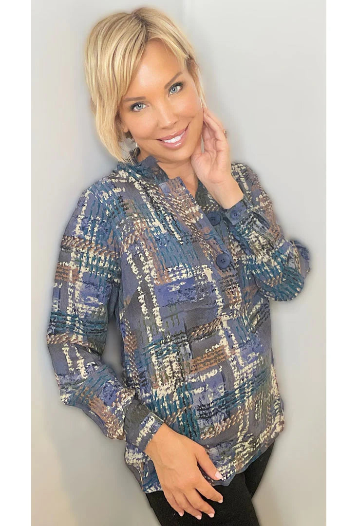 ETHYL ARTFUL AURA BLOUSE