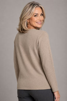 ETHYL GEO KNIT TOP