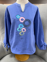 Load image into Gallery viewer, KUNKY&#39;S WHIMSICAL HANDPAINTED SWEATSHIRT
