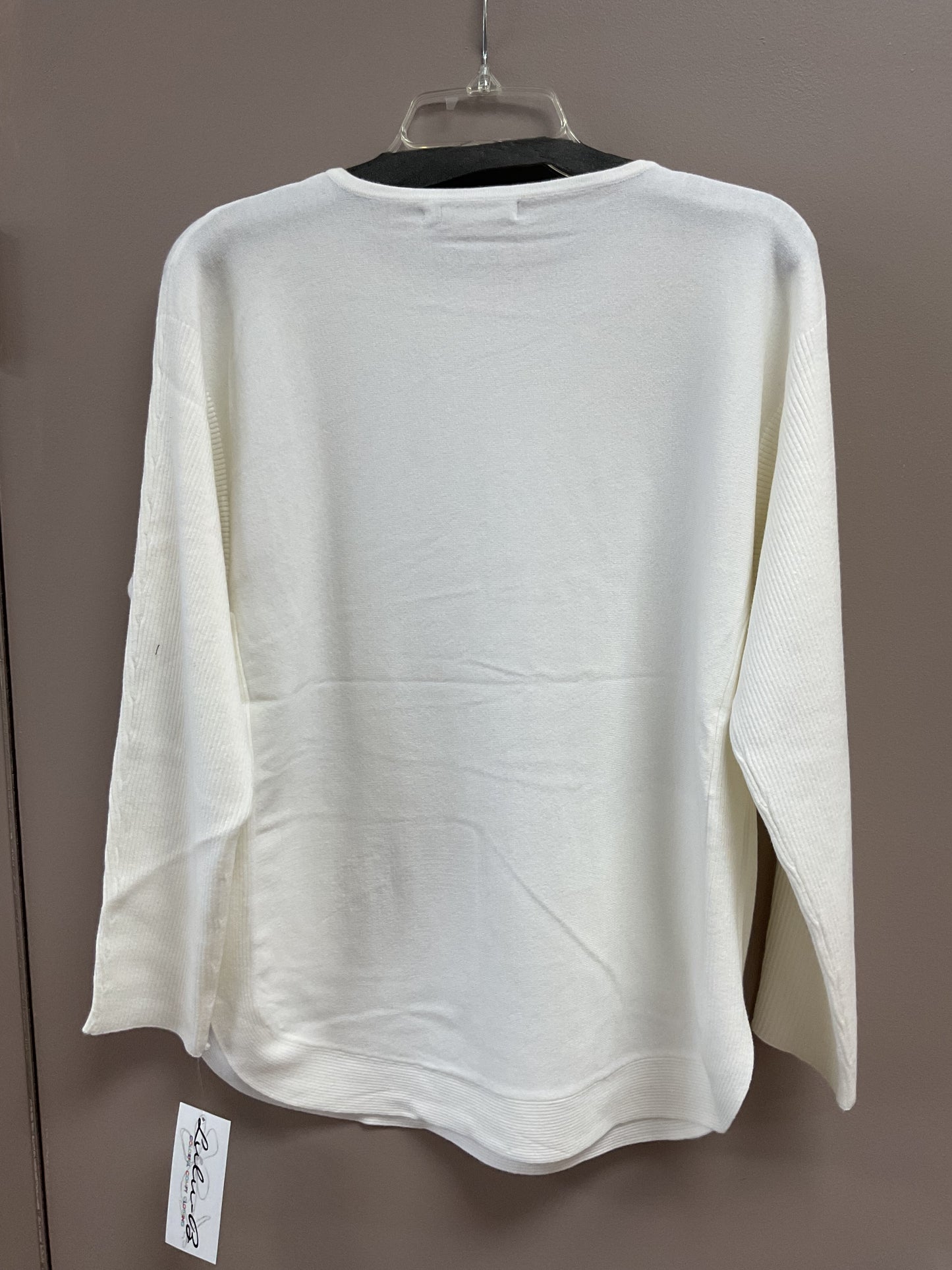 LU LU B CREAM SWEATER