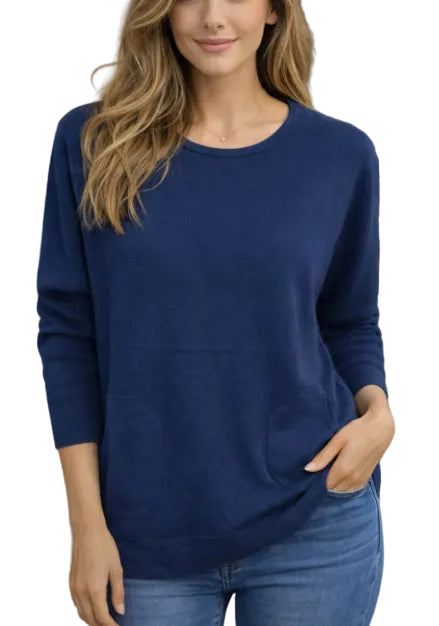 LU LU B NAVY SWEATER