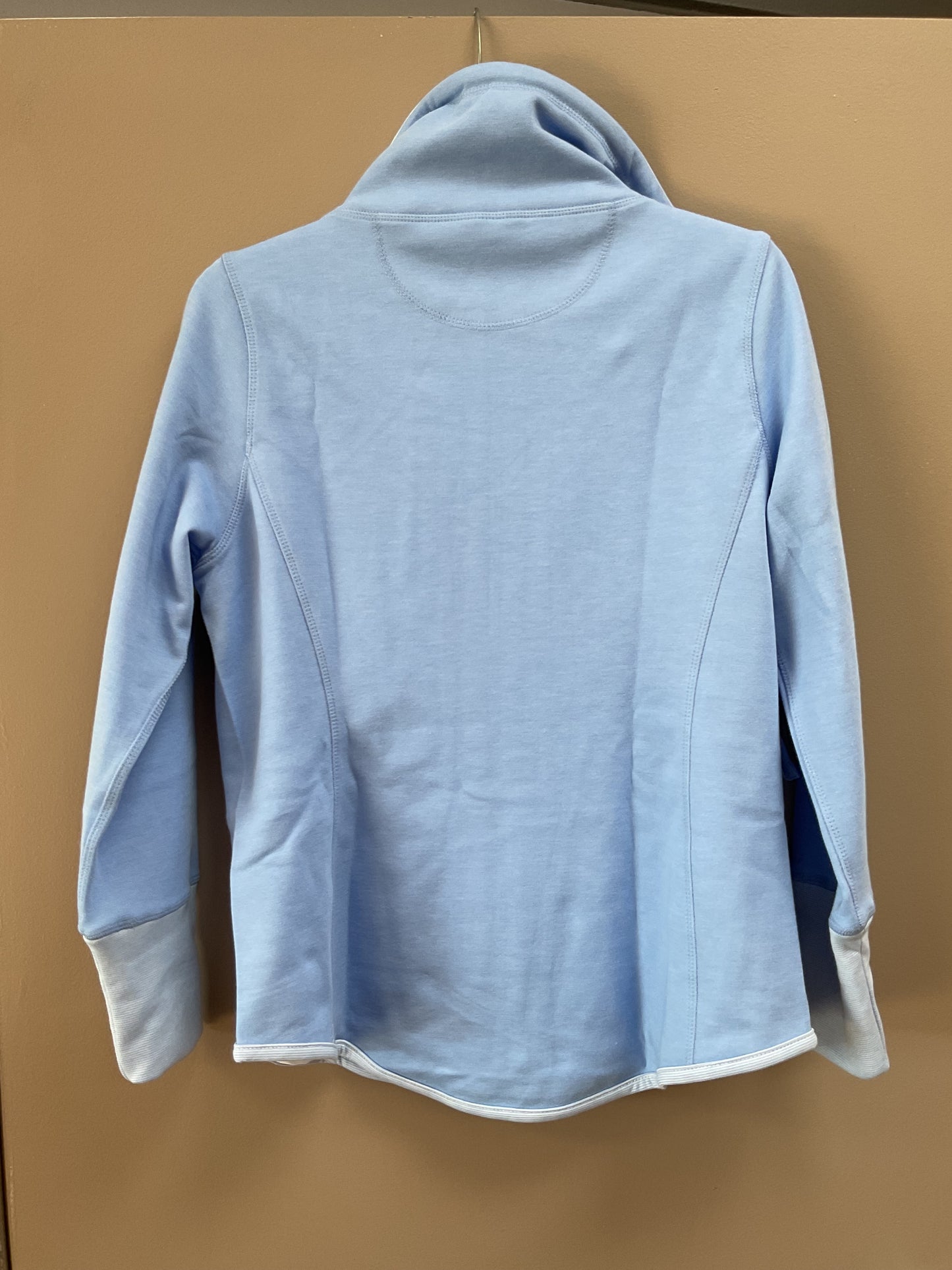 LU LU B REVERSIBLE JACKET IN LIGHT BLUE