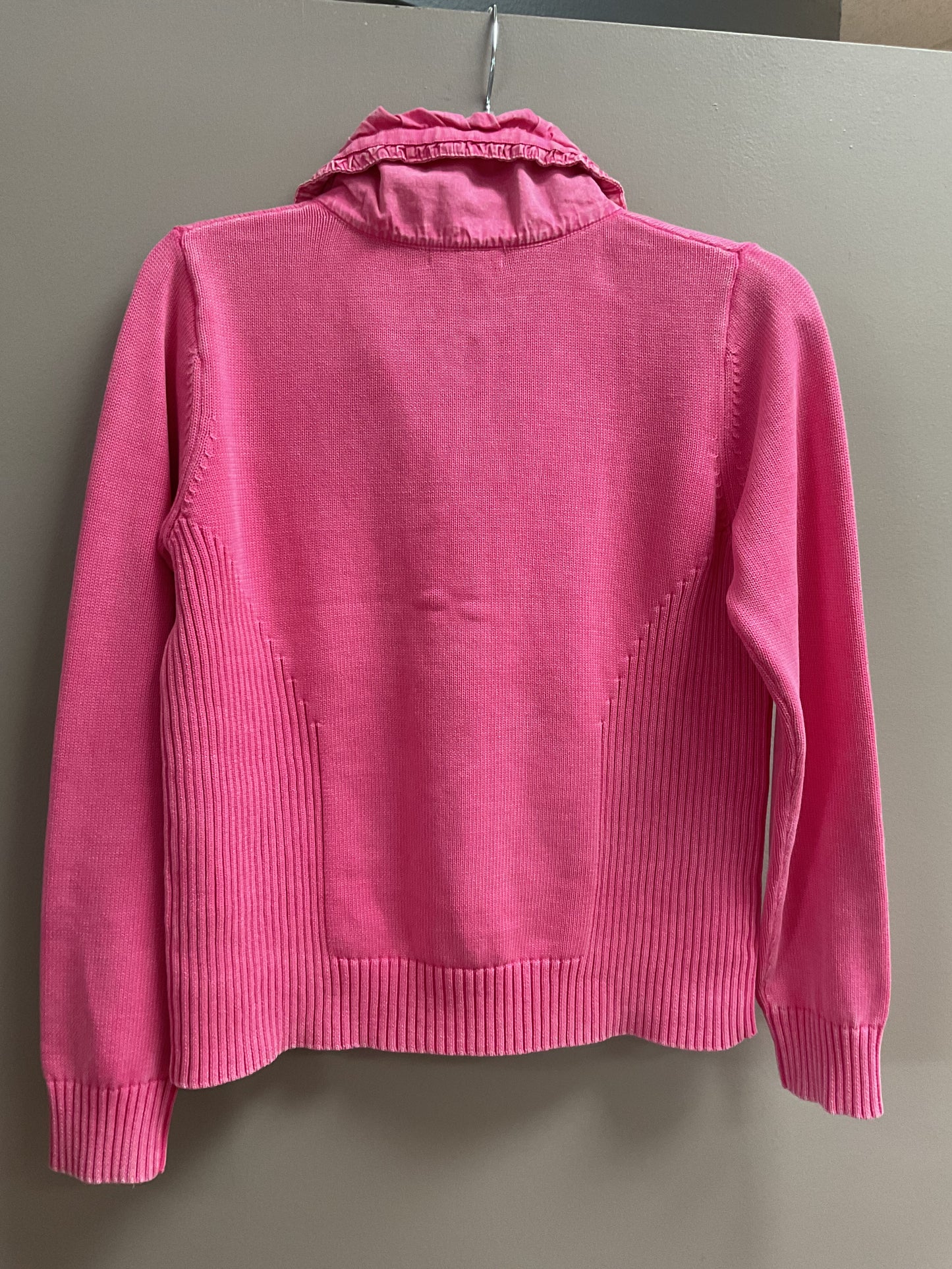 PBJ SPORT PINK ZIP UP CARDIGAN