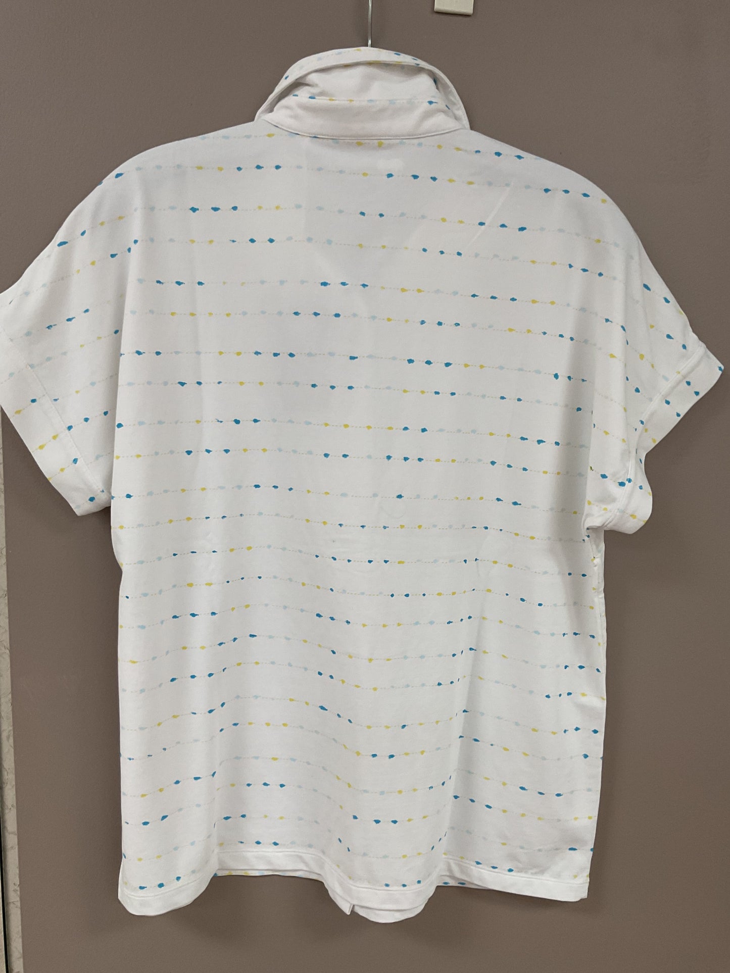 INSPIRED BY WILD PALMS SHORT SLEEVE BUTTON UP COLLARED SHIRT