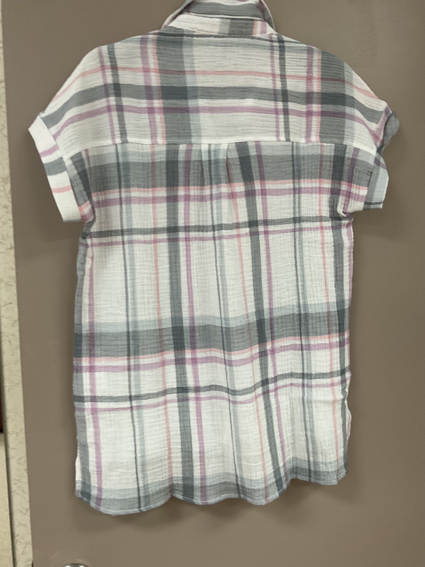 NORTH RIVER SHORT SLEEVE GAUZE TOP