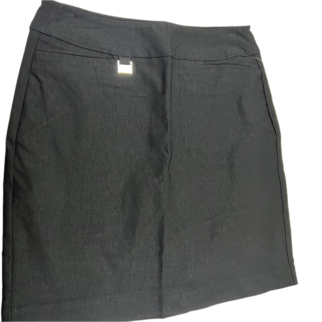 LU LU B BLACK BENGALINE SKORT