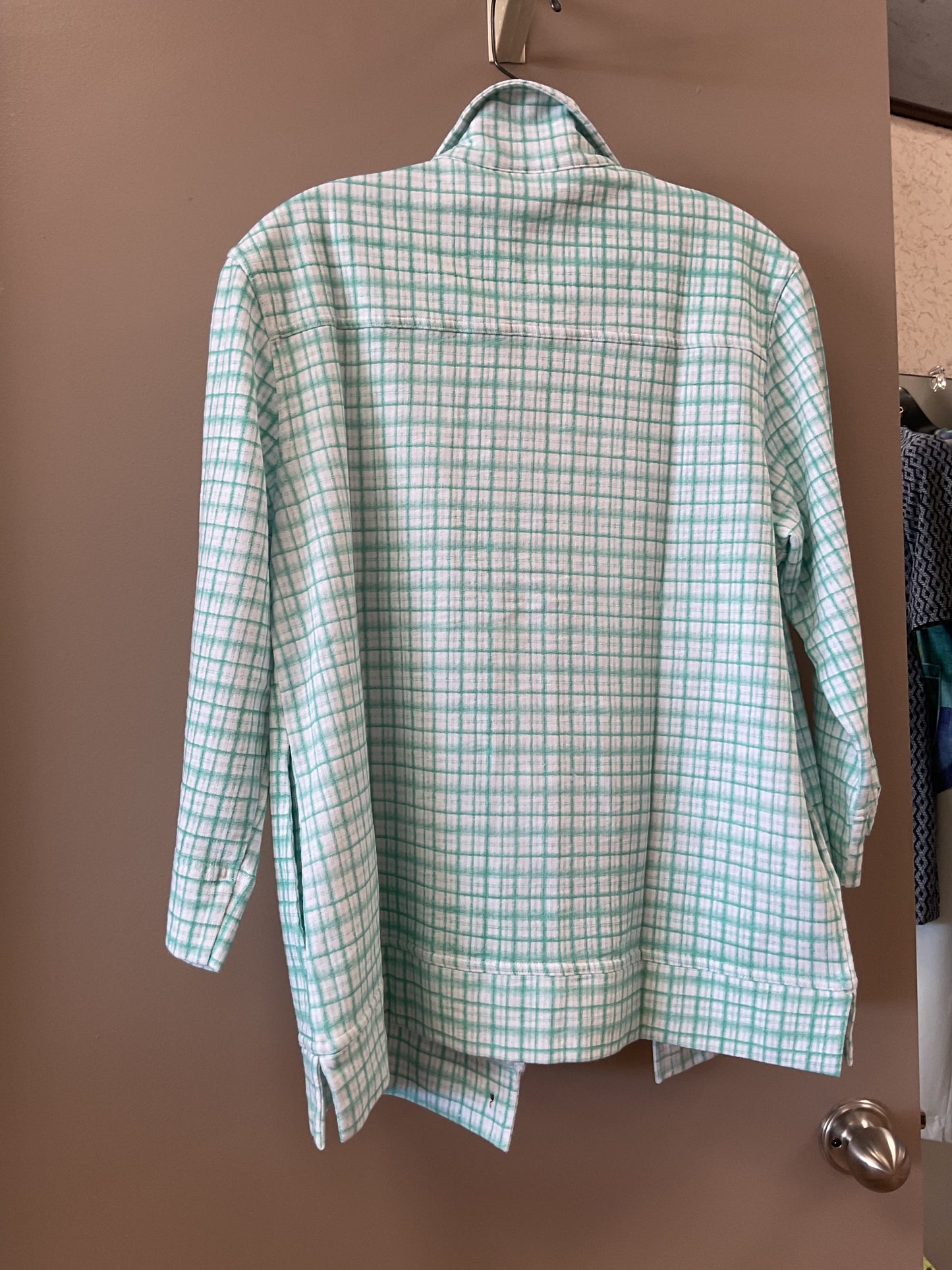 WILD PALMS SLUB FRENCH TERRY 3/4 SLEEVE WHITE/ARUBA JACKET