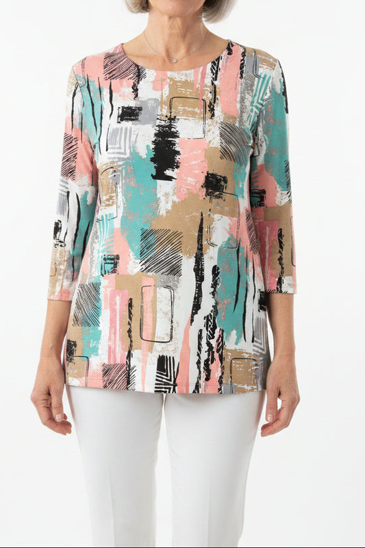 LINKS CORAL/TAN/BLACK TOP