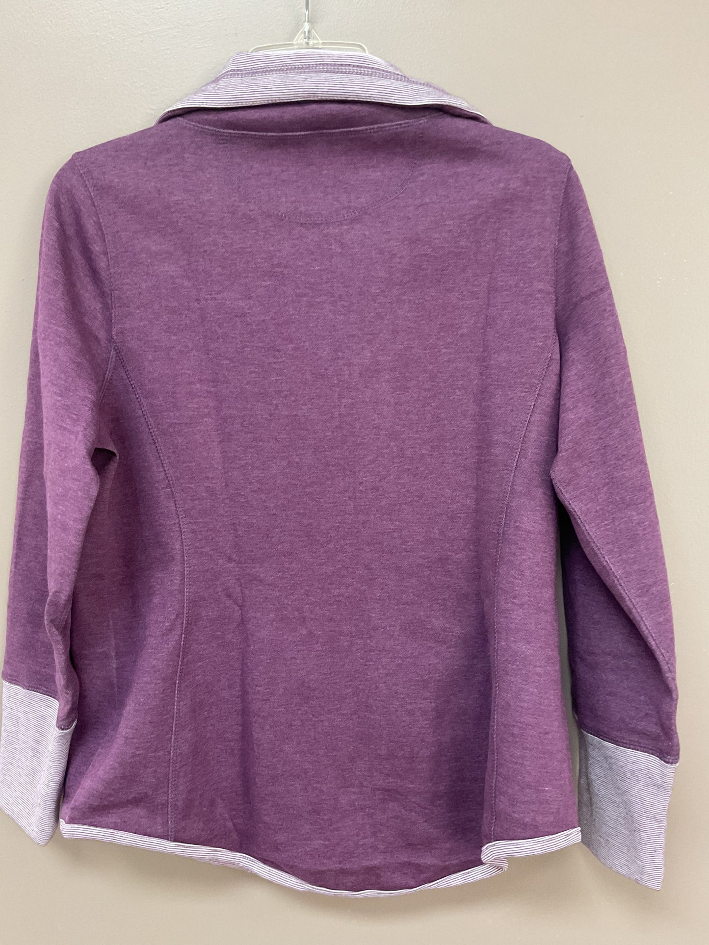 LU LU B REVERSIBLE FAVORITE STYLE JACKET IN PLUM