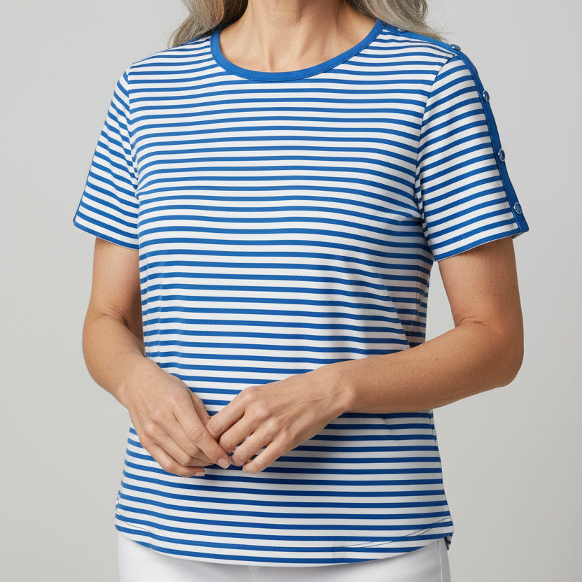 LINKS MIDSHIPMAN STRIPED TOP