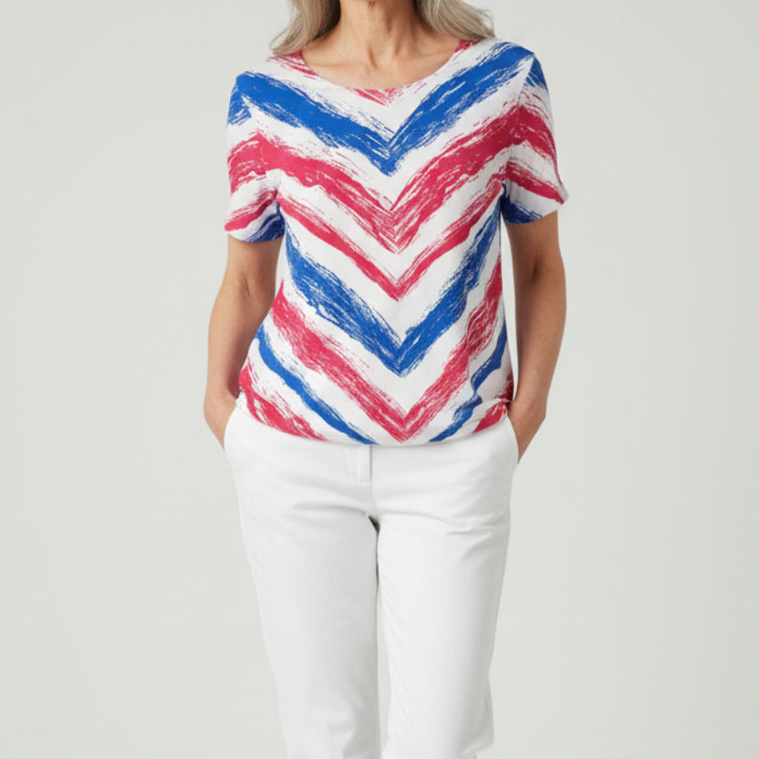 LINKS SHORT SLEEVE TOP