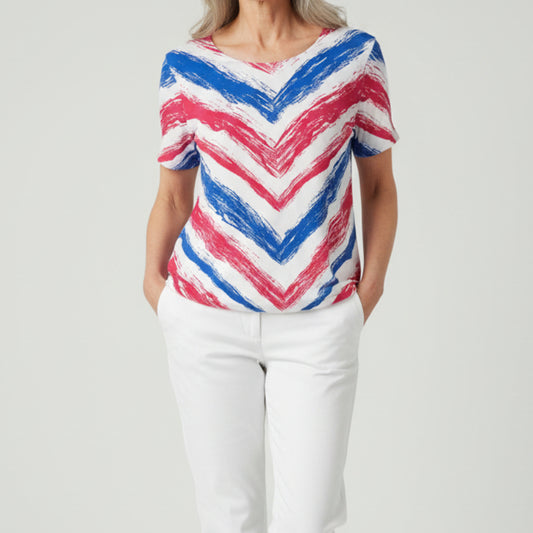 LINKS SHORT SLEEVE TOP