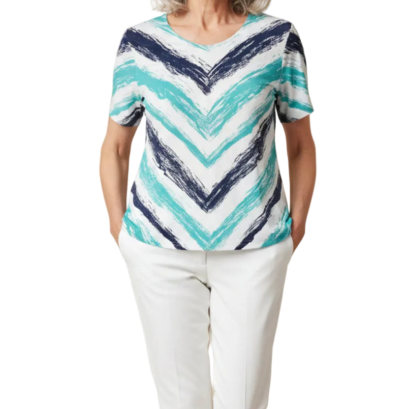 LINKS SHORT SLEEVE TOP