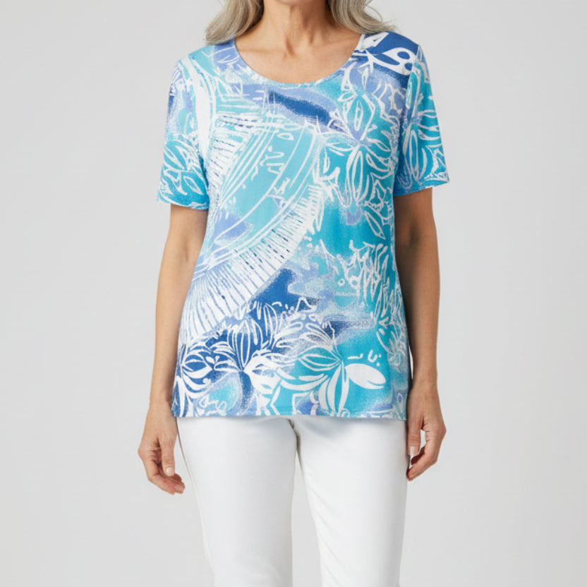 SOUTHERN LADY SHORT SLEEVE TOP