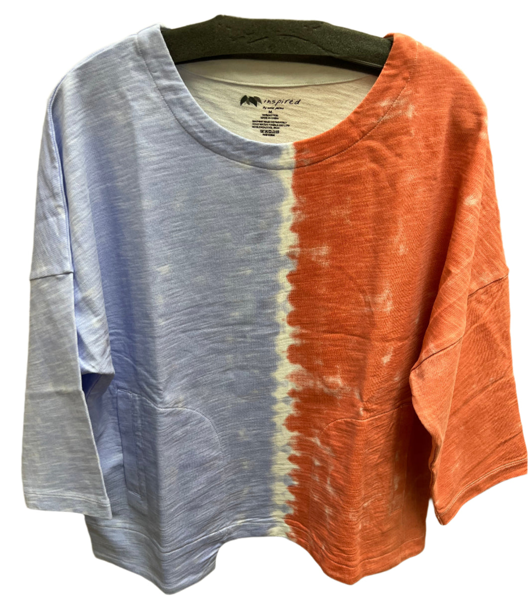 INSPIRED BY WILD PALMS 100% COTTON SLUB FRENCH TERRY
