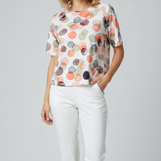 WILD PALMS NOVELTY DOT SWING TOP