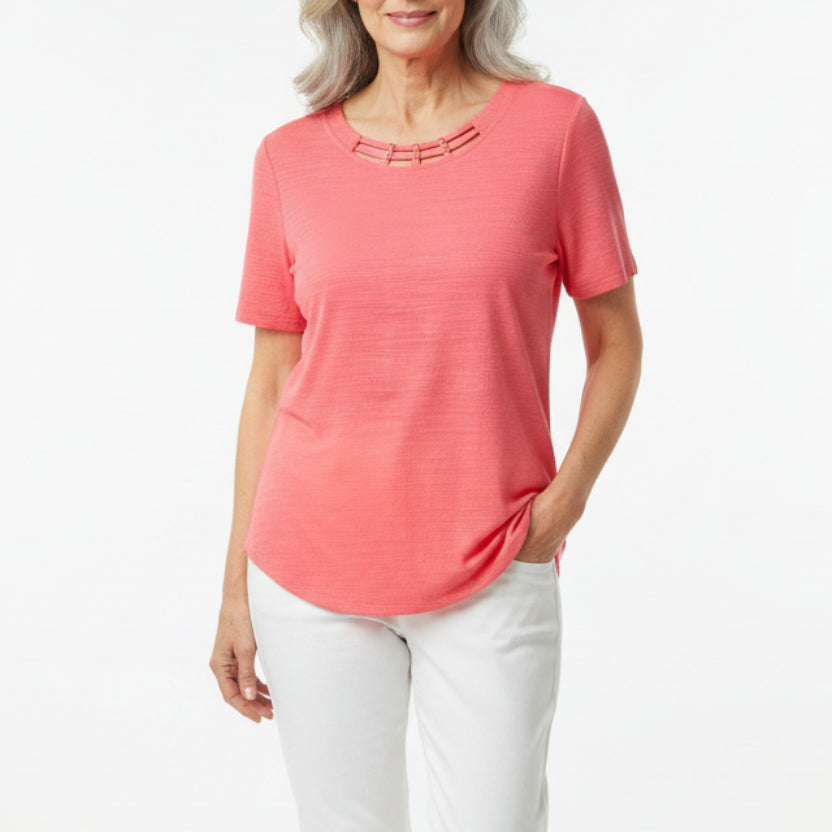 SOUTHERN LADY CORAL SHORT SLEEVE