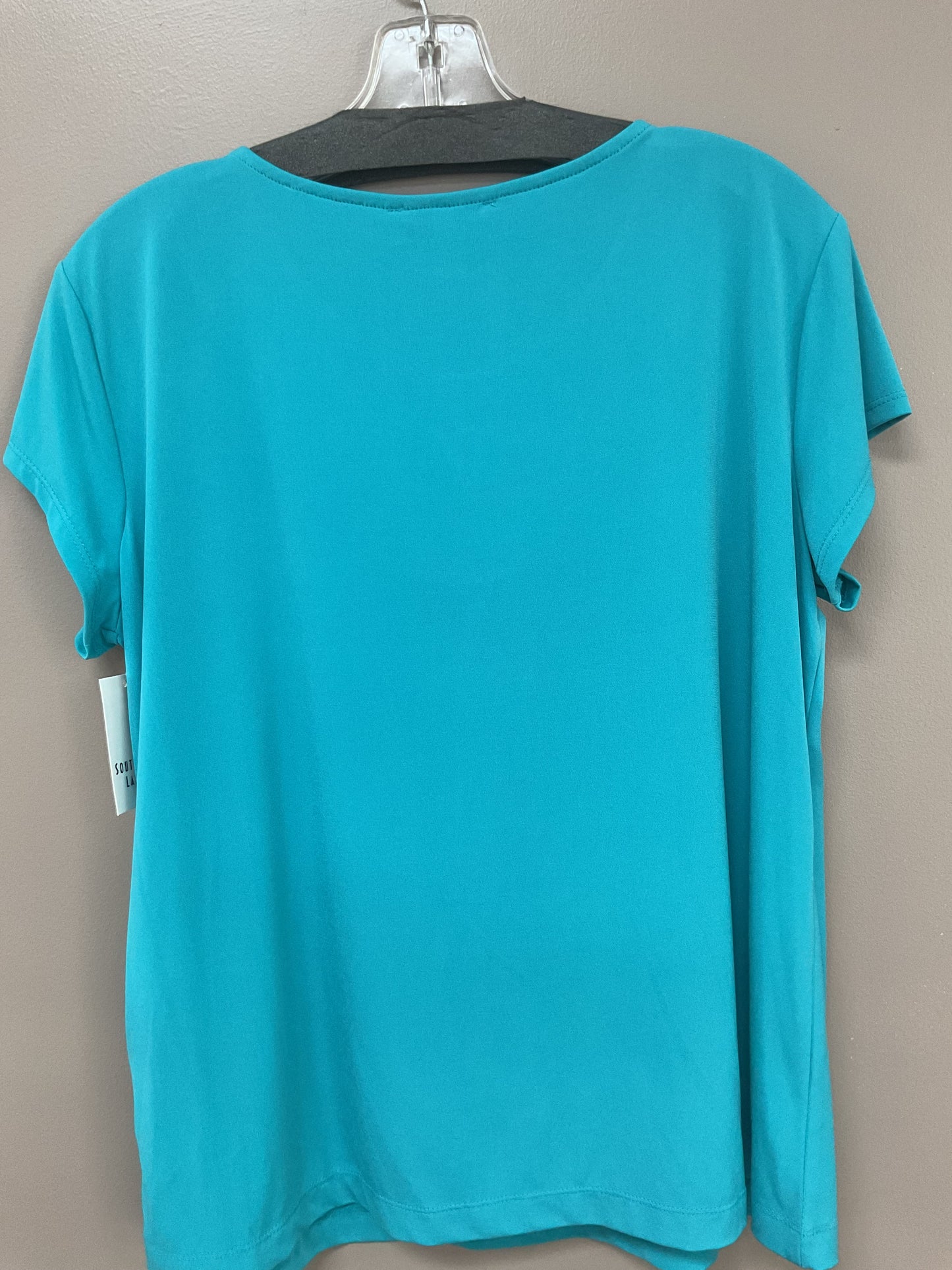 SOUTHERN LADY TURQUOISE CAP SLEEVE SHELL