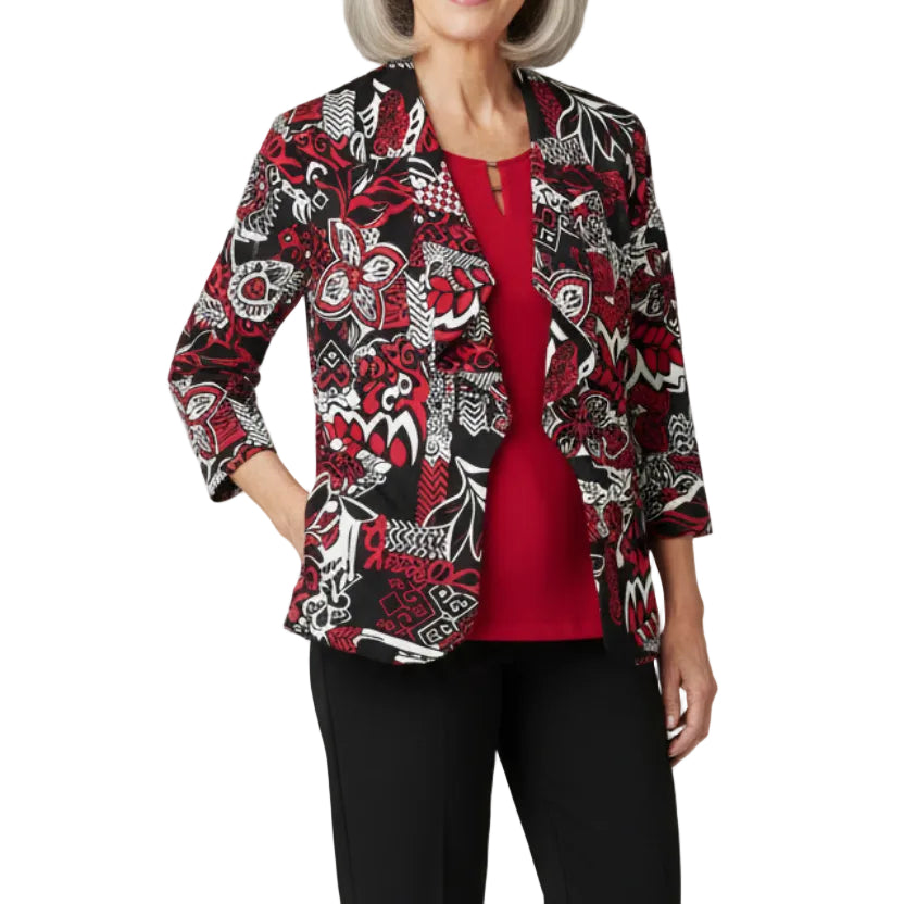 SOUTHERN LADY RED/CREAM/BLACK JACKET